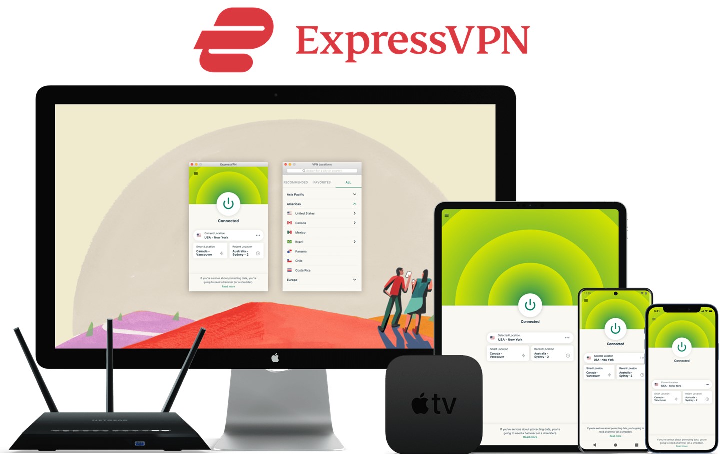 ExpressVPNは主要なデバイスに対応している